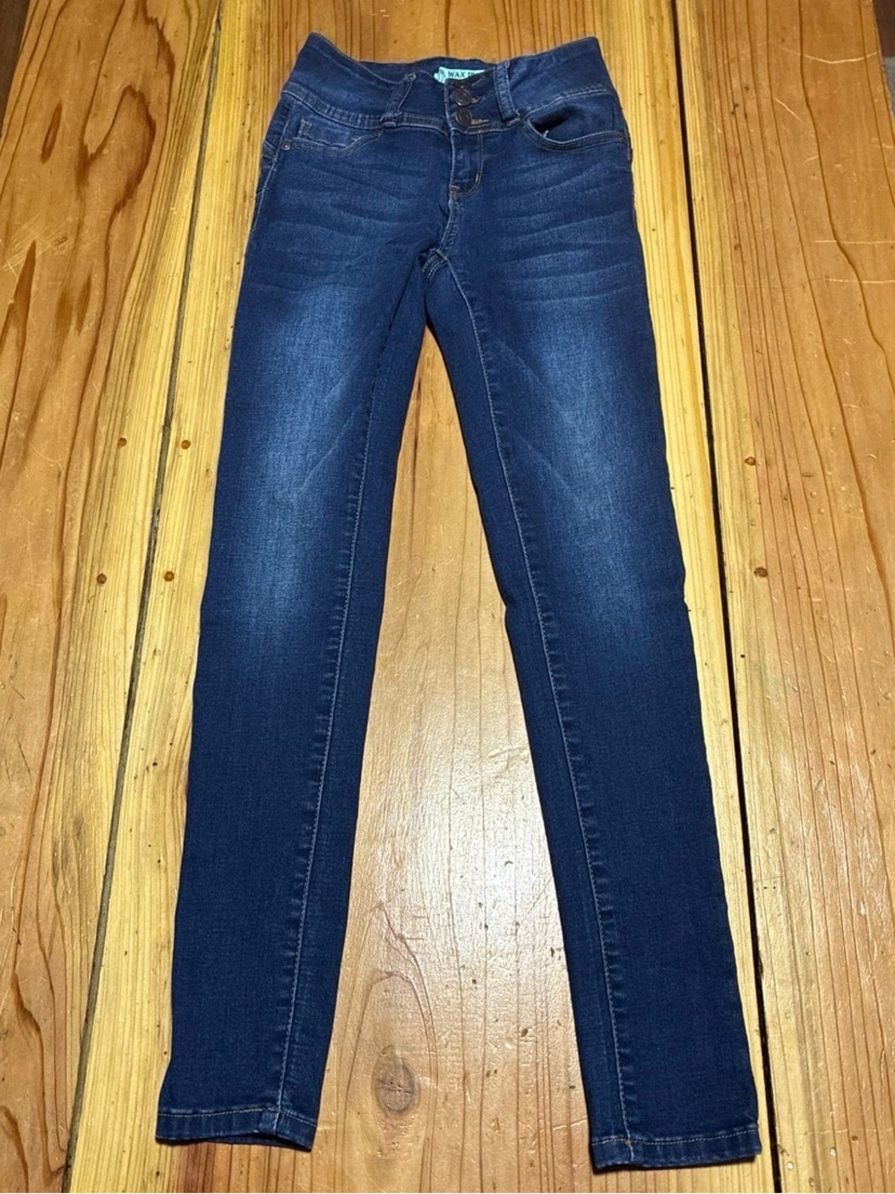Wax Jean Dark Blue Skinny Jeans